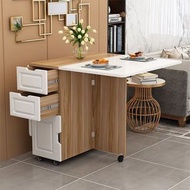 T38 新款 多功能 帶櫃桶餐枱 摺枱 收納餐桌 dining table 飯桌  