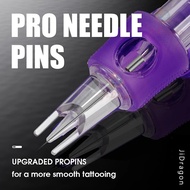 "Available" 20pcs/ boxed purple elf professional tattoo needle set round tattoo needle mixed in 1RL 