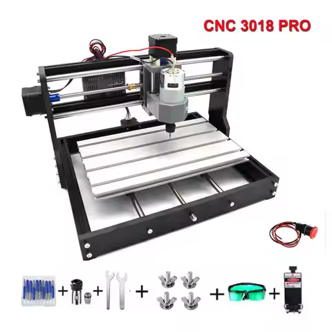 CNC Router 3018 Upgrade Mini CNC Milling Machine with GRBL 1.1 ER11 3 Axis Controller with Offline f