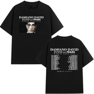 Singer Damiano David Funny Little Fears Tour Album Graphic T-Shirt Men Women Cotton Hip Hop Clothing