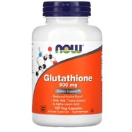 Glutathione 120Vc + Milk Thistle & ALA, 500 mg, NOW Foods