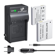 LP 2 Pack NB-6LH NB-6L Batteries and LED Charger, 1200mAh Battery Compatible with Canon PowerShot SX