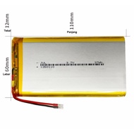 3.7V 10000mAh 1260110 Rechargeable LiPo Li-Po Battery MP3 Car GPS DIY