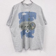 古著FRUIT OF THE LOOM 超級任天堂主題短袖惡搞T卹，灰色，2XL碼