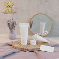 10ml White Tube Bottle 10ml Fliptop Bottle/ 10ml SunScreen Bottle/ 10ml Cosmetic Bottle/ - White