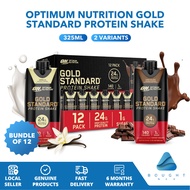 [Bundle of 4/12] Optimum Nutrition Gold Standard Protein Shake Ready-To-Drink Protein Calorie Fitnes