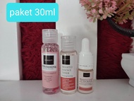 SCARLETT WHITENING 3 IN 1 / TONER scarlett, FACALWASH scarlett, SERUM scarlett/ paket scarlett mura