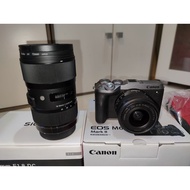 Canon EOS M6 Mark II + Sigma 18-35mm F1.8 DC + Viltrox EF lens adapter + Viltrox EF-EOS M2 0.71x + m