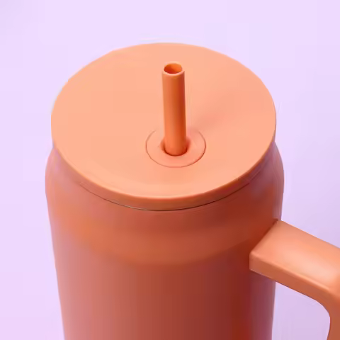 50oz Stainless Steel Insulated Water Bottle with Straw and Handle for Hot and Cold Drinks Double-Wal