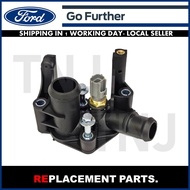(BOTTOM) THERMOSTAT HOUSING WITH SWITCH / FORD FIESTA 1.6  ( 7M5G-8K556 )