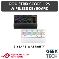 Asus ROG Strix Scope II 96 Hot-Swappable Pre-lubed ROG NX Switch Tri-Mode Wireless Mechanical Gaming