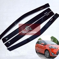 Side Visor Toyota Sienta Gutter Slim Car Door Gutter