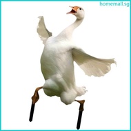 HO Multipurpose Geese Shape Acrylic Geese Garden Ornaments Geese Stake Figures for Outdoor Lawn and 