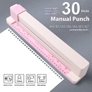30 Hole Paper Punching Machine Paper Puncher DIY A4 Office Supplies School Stationery Supplies
