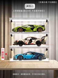 กล่องแสดงหลายชั้นสำหรับ LEGO 42115 42083 42096 Lamborghini Bugatti Porsche 91 กล่องแสดงโมเดลสำหรับวั