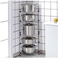 Rak Bawang Bertingkat Serbaguna Storage Rack Rak Dapur Microwave Oven Rack Rak Pusing Bakul Bawang