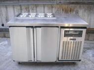 元昌        四尺8盒沙拉吧工作台冷藏冰箱      氣冷式