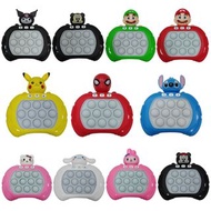 2025 Lilo & Stitch Quick Push Game Pop Up Fidget Bubble Electronic Pop it Pro Game Light AntiStress 