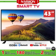 Nvision 32"/43" Inch Smart Tv With Youtube Netflix Bluetooth Android 12.0 Led Tv Free Wall Bracket