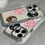 This 8-Ball Pool Designed Phone Case for iPhone 11 13 12 14 15 16 Pro Max 17 Air 7 8 Plus X XS XR SE