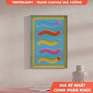 Wall Painting, Colorful Dots Geometric Wall Art, Colorful Big Polkadots Painting Printable Art, come