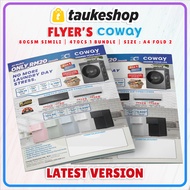 Flyers Coway (New Price) Size A4 Lipat 2 - 470 Keping (Produk Terbaru )