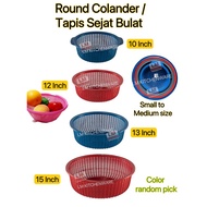 ROUND COLANDER FRUIT VEGETABLE STRAINER BASKET SIEVE SIFTER / TAPIS BULAT BAKUL PENAPIS TAPIS SEJAT 