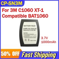 3.7V 1000mAh CP-SN3M Li-Ion Battery for 3M C1060 XT-1 Headphones Compatible BAT1060 Rechargeable Bat