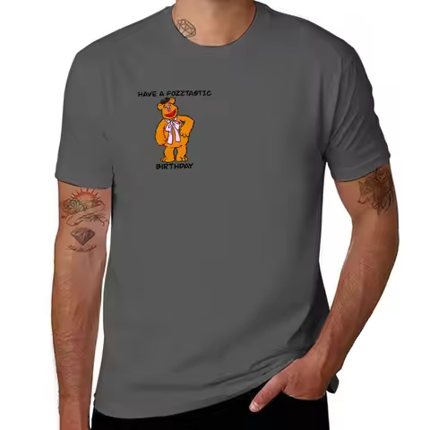 The Muppets - Fozzie Bear Have a fozztastic birthday T-Shirt Basic Regular Fit Casual T-Shirt