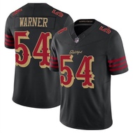 Men's 2025 San Francisco 49ers Fred Warner Black Limited American Football Jersey