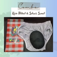 COMBO JIMAT KAIN PELIKAT JUNIOR & SPENDER SUNAT SPENDER KHATAN BUDAK & KAIN PELIKAT BUDAK JUNIOR SEL