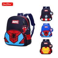 JUNSHINE Kindergarten School Bag For Kids 32cm Preschool Backpack Captain Spiderman Nursery Bag For Boy Children School Bag