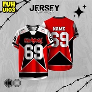 【Free Custom Name & Number】Original Design 2025 Jersey Baju Tshirt Lelaki Lengan Pendek 2025 NFL Edi