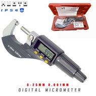 Pengeluar Borong Digital Caliper 0-25mm Spiral Micrometer Digital Caliper Digital Micrometer