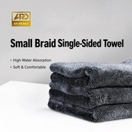 AN-RIDDLE Small Braid Single-Sided Towel High Water Absorption Soft & Comfortable Grey