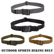 Outdoor Sports Belt Climbing Nylon Plastic Buckle Canvas Belt Tactical Belt Men's Belt