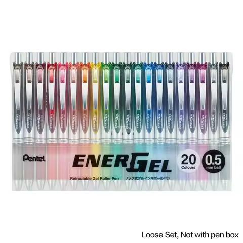 1pcs Pentel EnerGel RTX True Colors Gel Pen 0.5mm Quick Drying Gel Smooth Writing Japan Stationary O