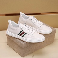 Light Luxury High-End Quality gucci gucci gucci G Shoes Men's Casual Shoes White Shoes Sneakers Men'