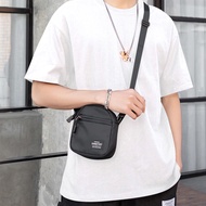 mini small size cross body bag sling bag shoulder bag for mobile cell phone handphone unisex for boys men women girl student teenager kids simple casual fashion nylon fabric cloth waterproof light weight