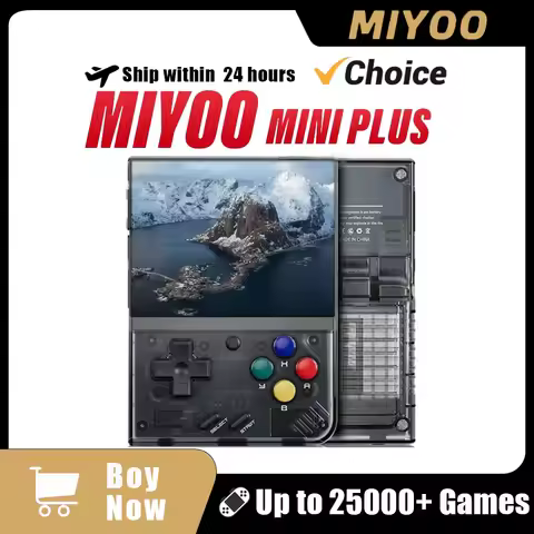 MIYOO Mini Plus Portable Retro Handheld Game Console V2 Mini+ IPS Screen Classic Video Game Console 