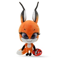 Miraculous Ladybug - Kwami Mon Ami Trixx, 9-inch Fox Plush Toys for Kids, Super Soft Stuffed Toy wit
