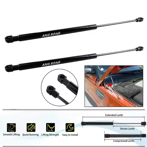 2x Front Bonnet Hood Gas Struts Spring 400mm For Land Rover Discovery 3 4 L319 Range Rover Sport L32