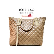 Women Tote Bag (Khaki, Brown, Black) 42cm x 28cm x 15cm