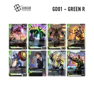 [Gundam Card Game] GD01 GREEN - R cards /GD01-026/GD01-027/GD01-028/GD01-029/GD01-090/Gundam GD01