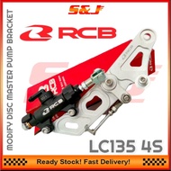 Yamaha LC135 LC 135 4S (100% Original RCB) Modified Modify Rear Disc Brake Pump Bracket Master Pump 