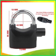 ﹊ ✨ GateSecure: Wireless Anti-Theft Alarm Door Lock Kadena for Motors, Gate, Bike