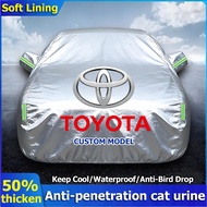 【Toyota custom】 car cover outdoor protection selimut kereta car shade cover sun protection suv kain 