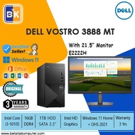Dell Vostro 3888 i3-10105,16GB,1TB,DVD,21.5",OHS21,W11H,3YR