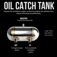 CJ IPOH RACING NVX155 OIL CATCH TANK S.STEEL CJ IPOH