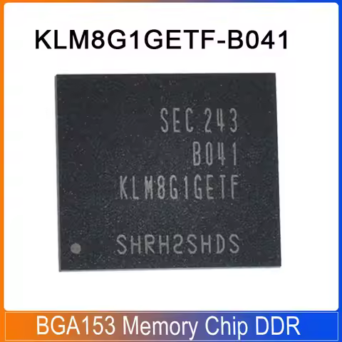 1-5PCS KLM8G1GETF-B041 BGA153 KLM8G1GETF G1GET FKLM B041 8G EMMC 5.1 BGA153 eMMC Memory Chip DDR